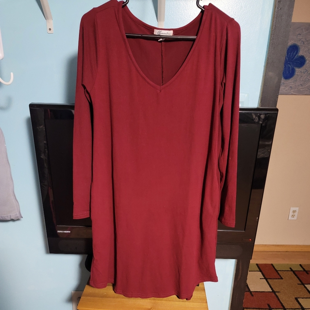 So soft tunic swing dress